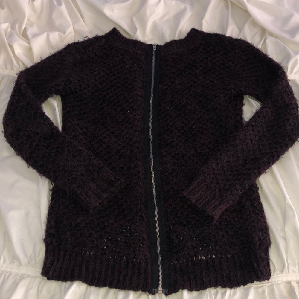 Dark purple wool sweater!